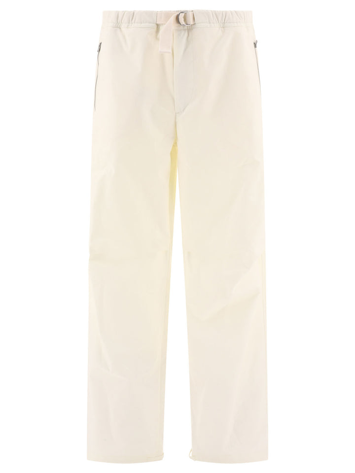 With Embroidery Trousers Bianco