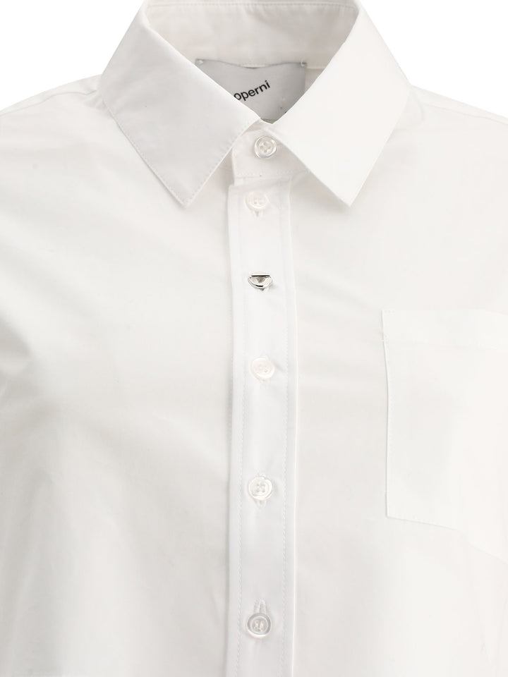 Cropped Shirt Shirts Bianco