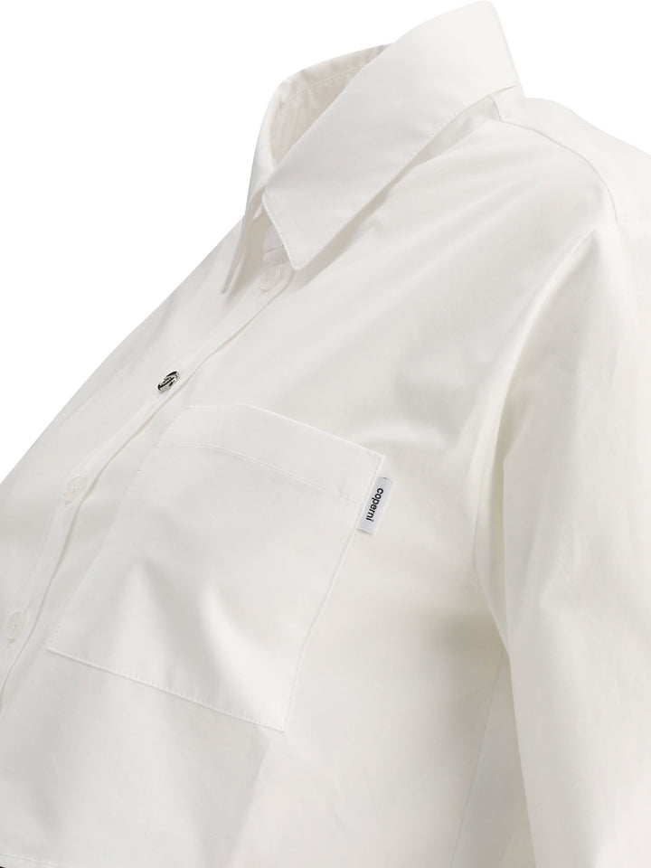 Cropped Shirt Shirts Bianco