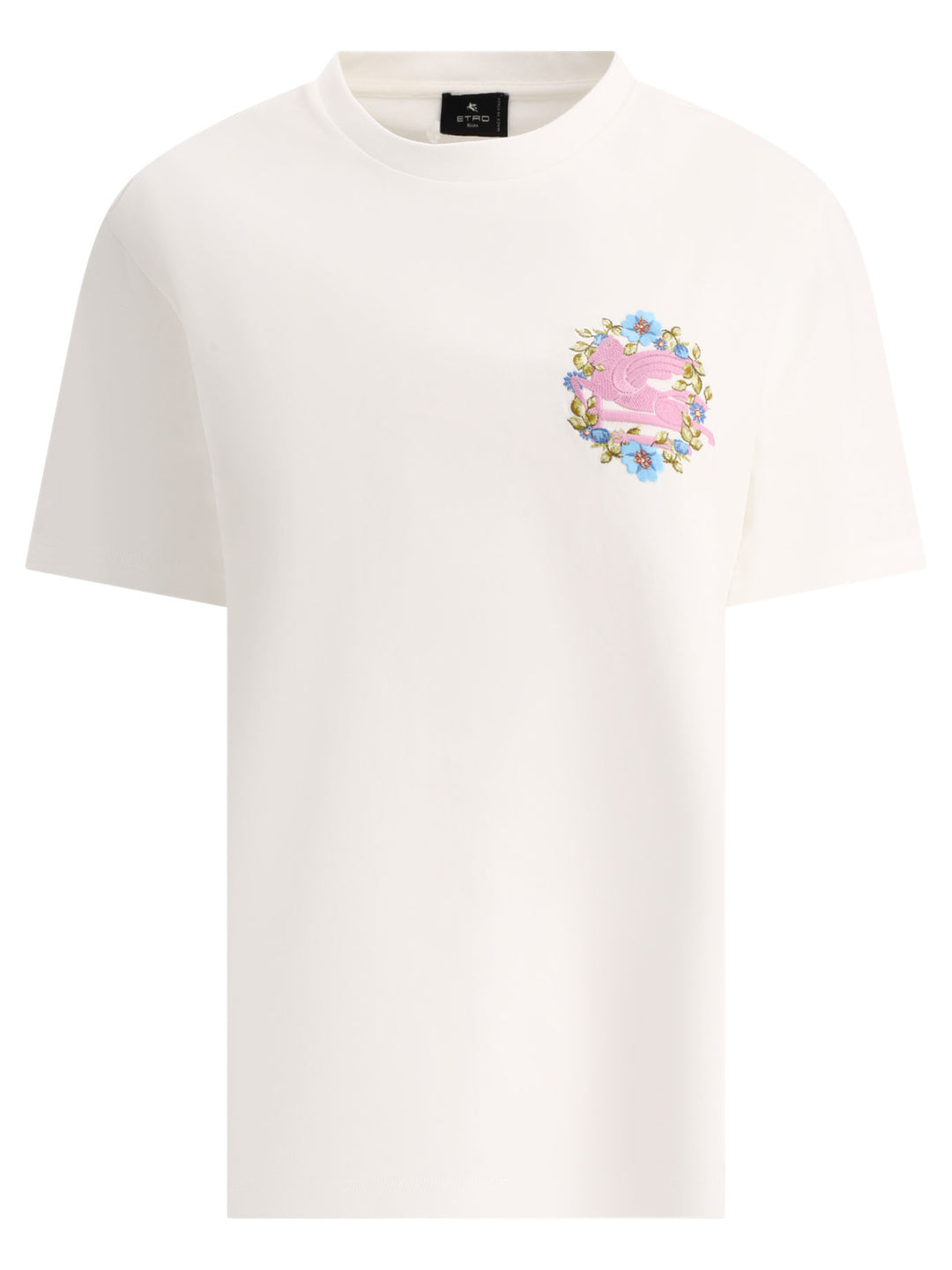 T-Shirt With Embroidery T-Shirts Bianco