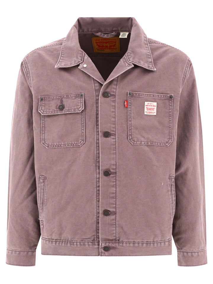 Sunrise Trucker Jacket Giacche Viola