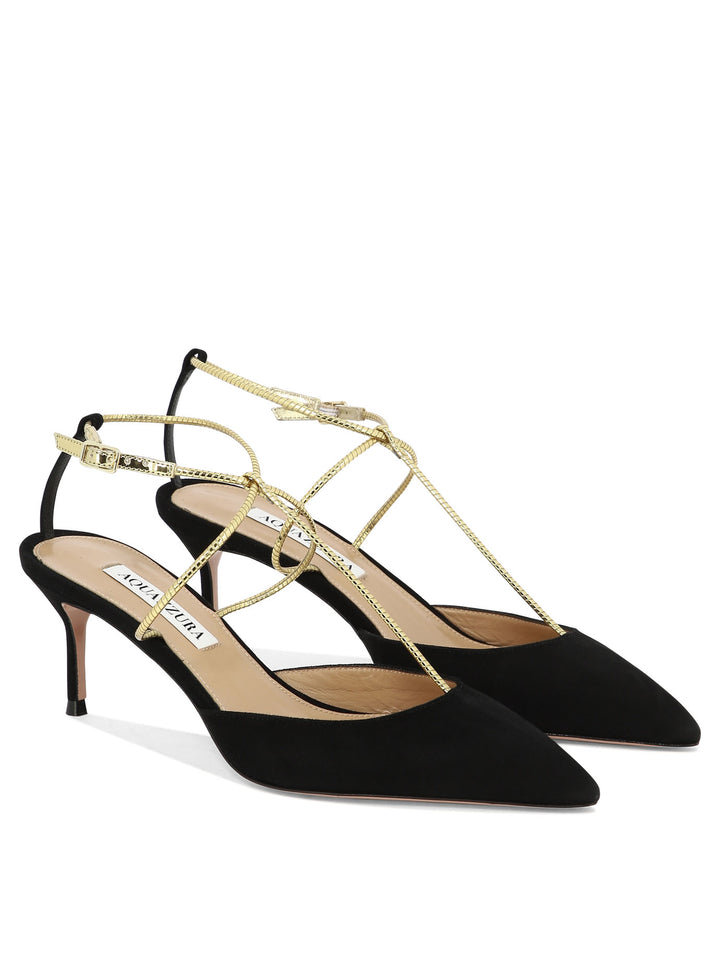 Roman Romance 65 Heeled Shoes Nero