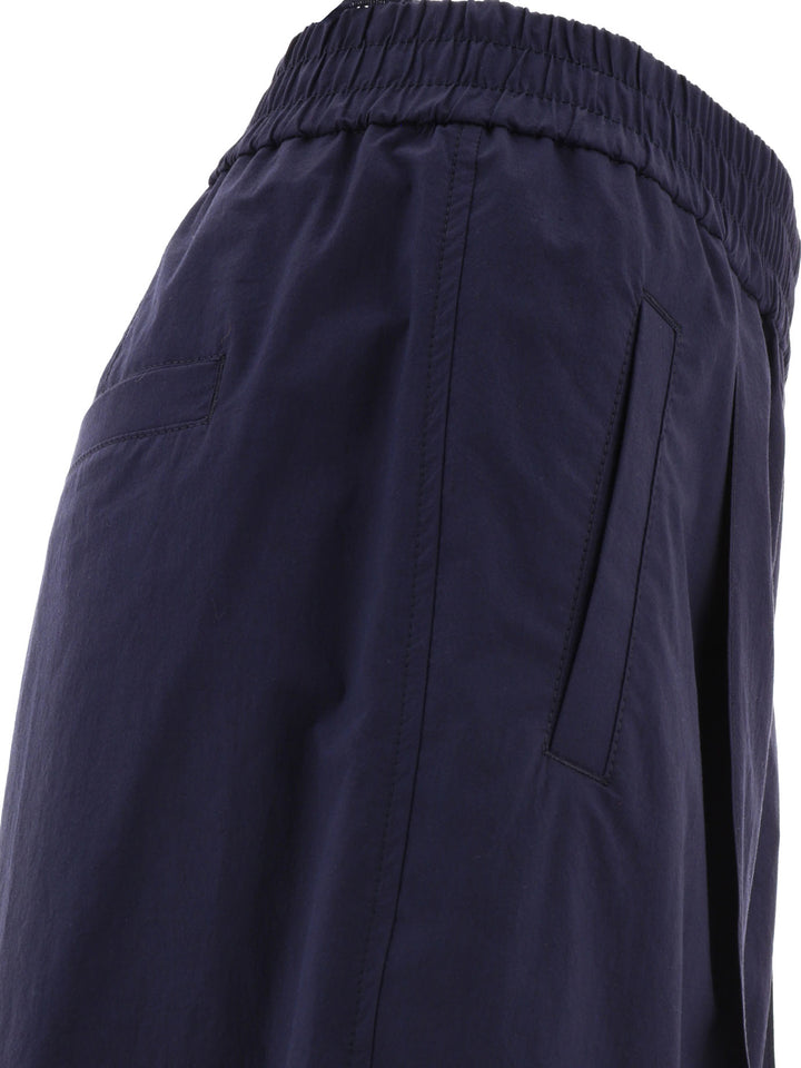 Wide Trousers Blu