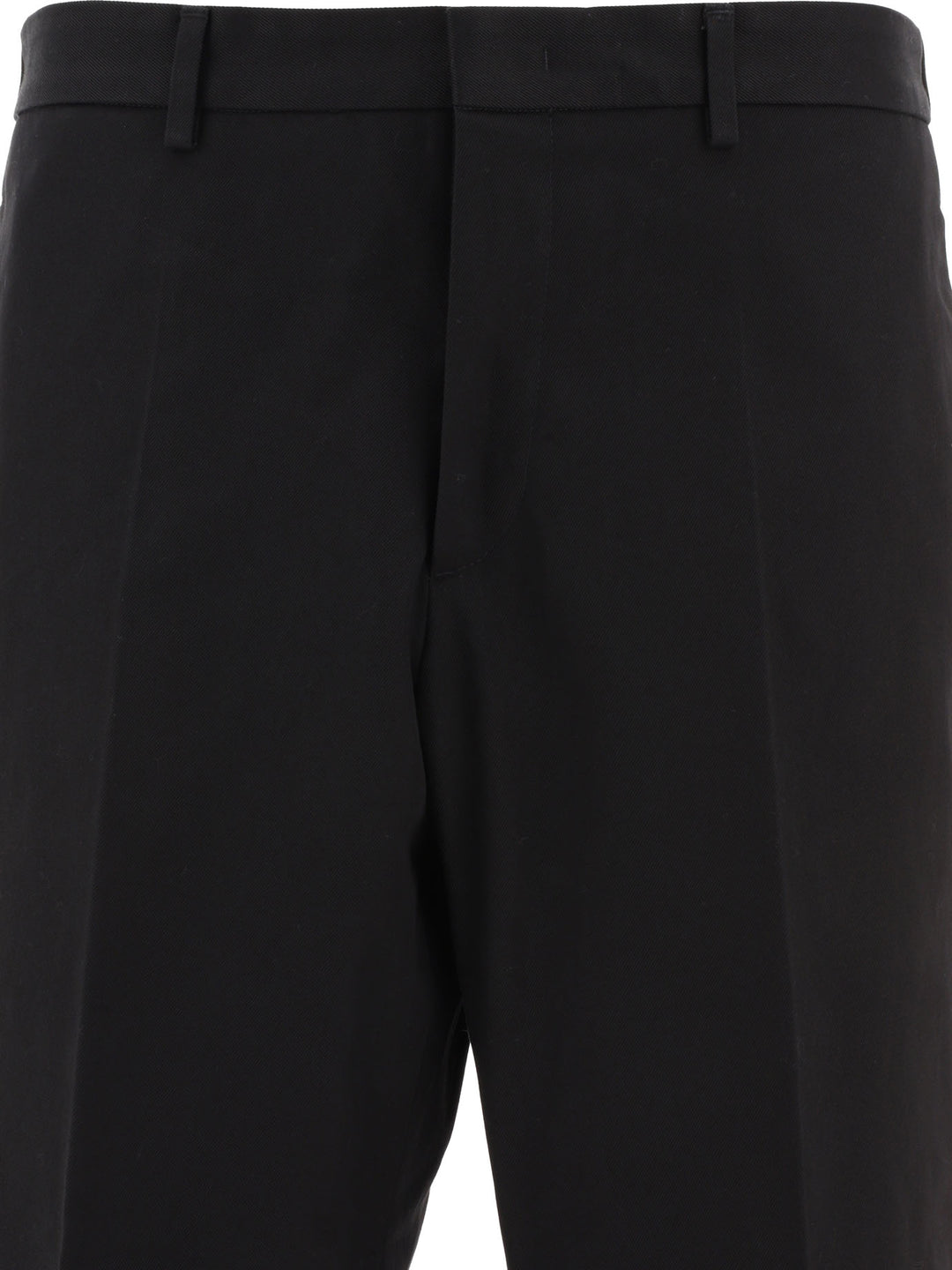 Gabardine Trousers Nero