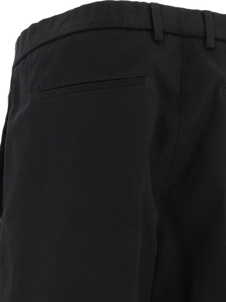 Gabardine Trousers Nero