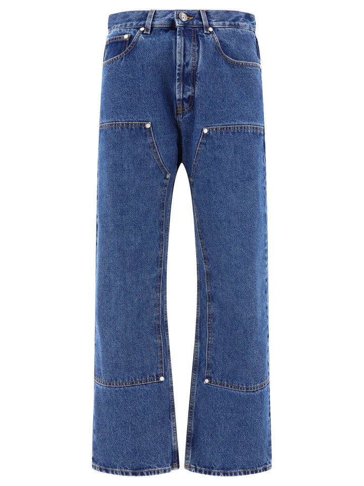 Monogram Jeans Blu