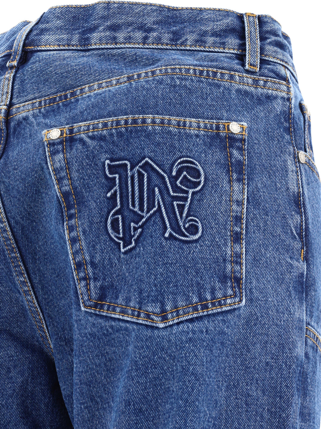 Monogram Jeans Blu