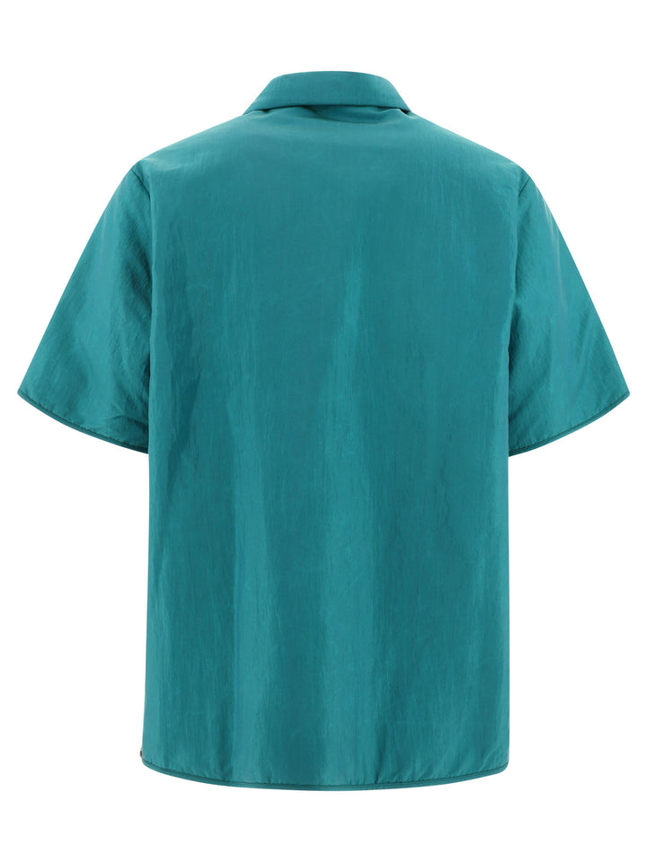 Nylon Overshirt Giacche Verde