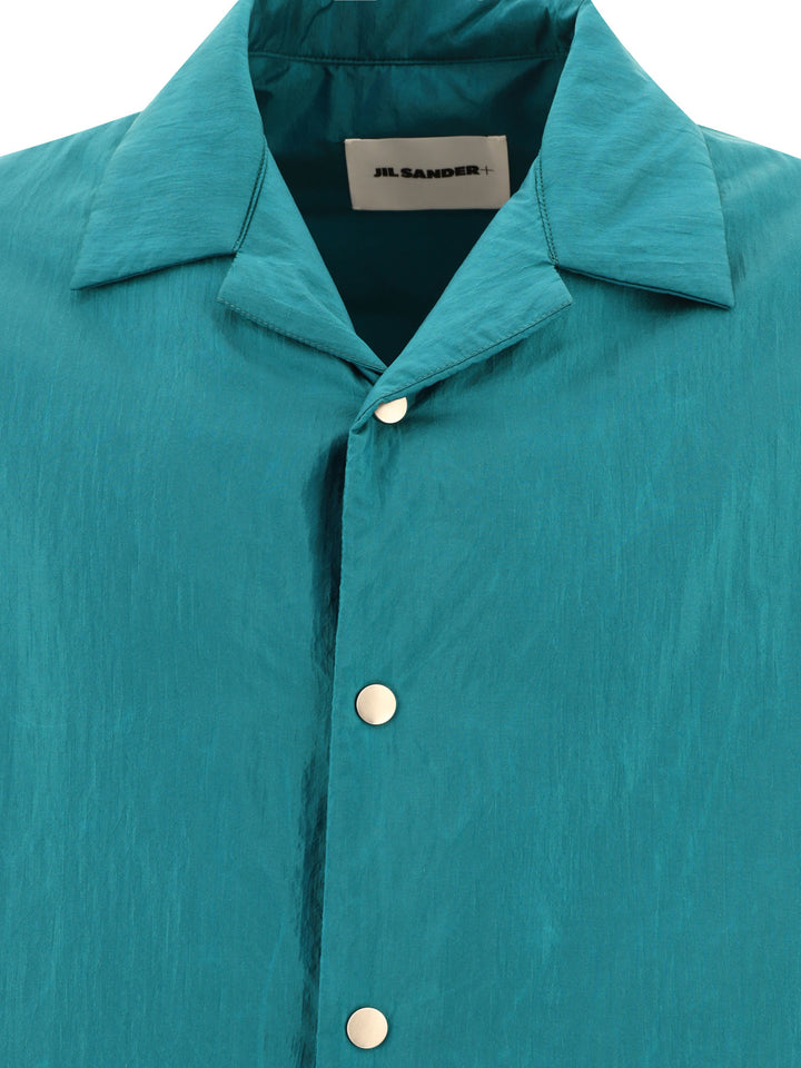 Nylon Overshirt Giacche Verde