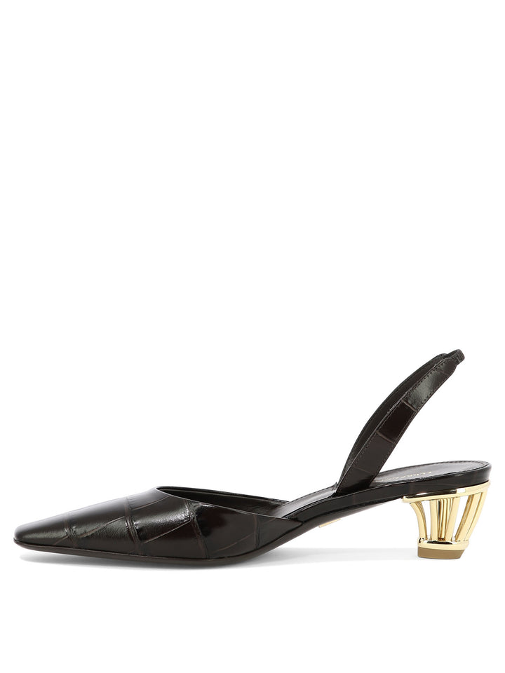 Alyssa Heeled Shoes Marrone