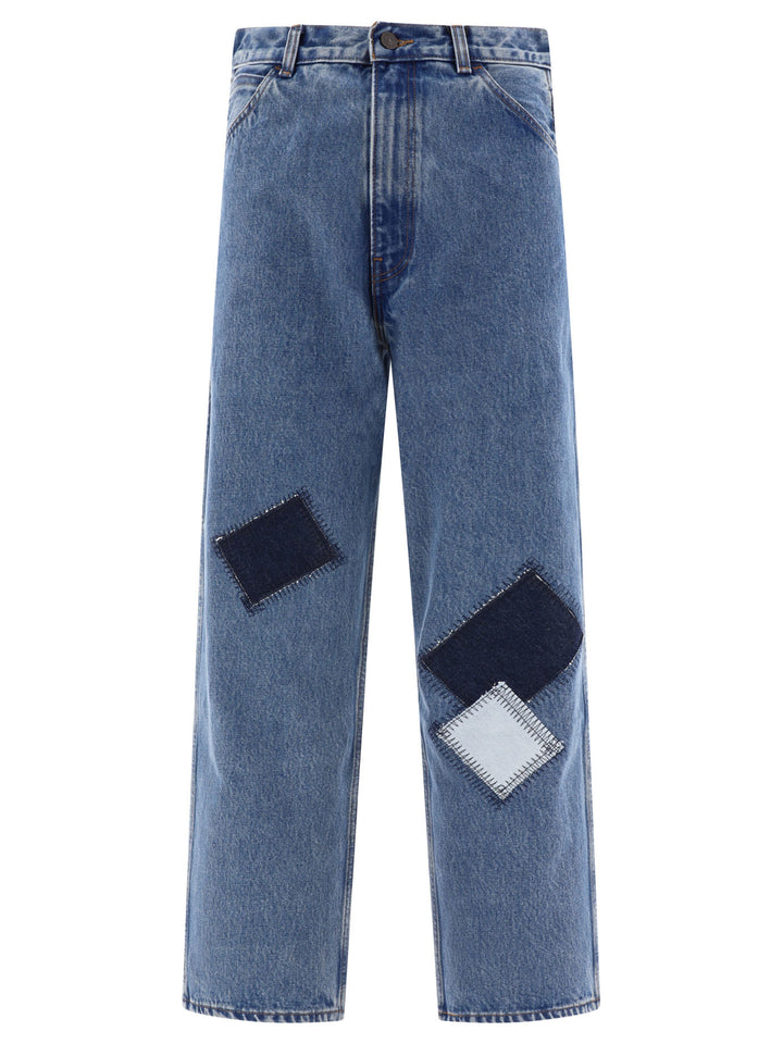 Carpenter Crop Jeans Celeste