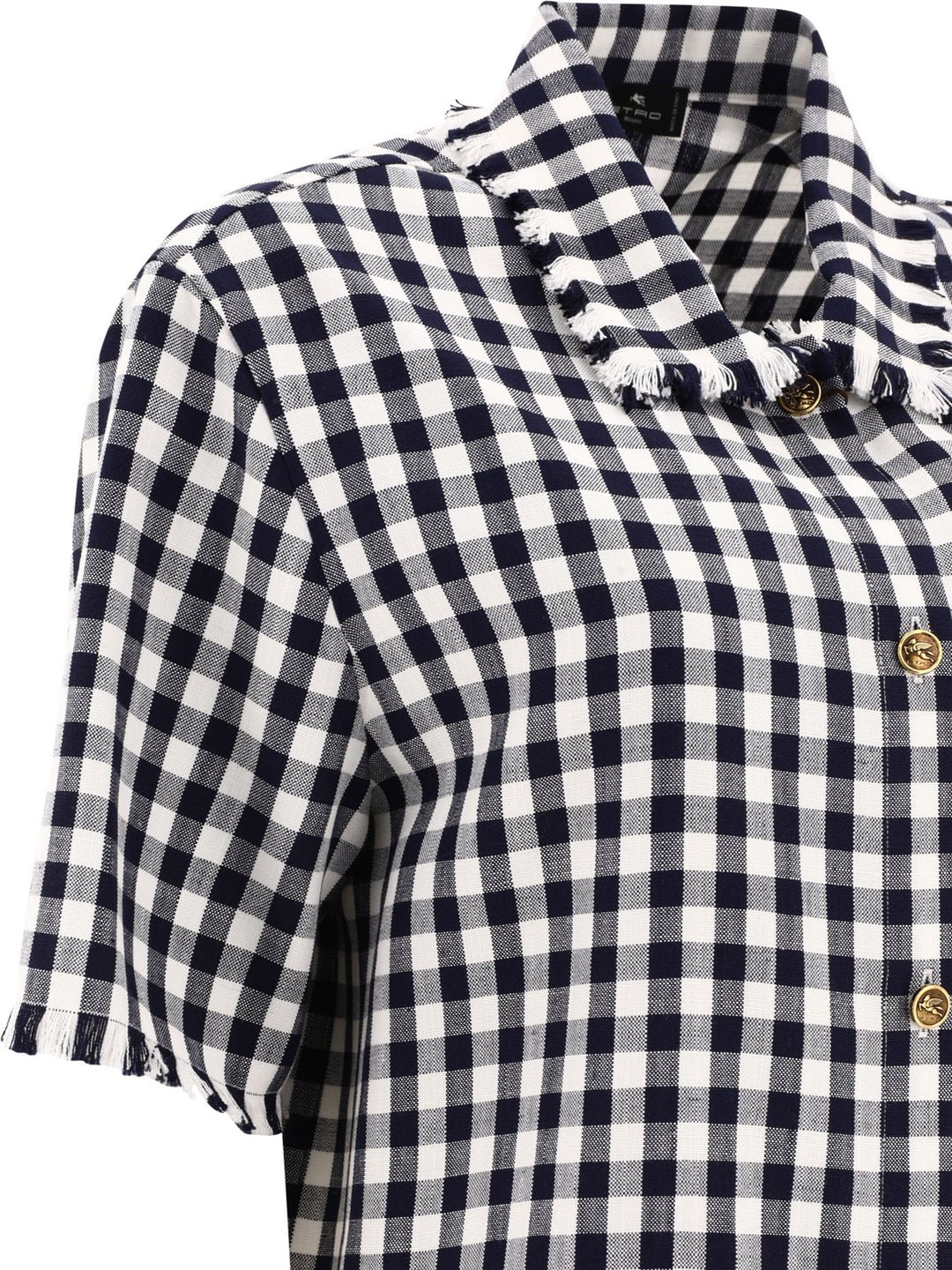 Gingham Shirt Shirts Blu