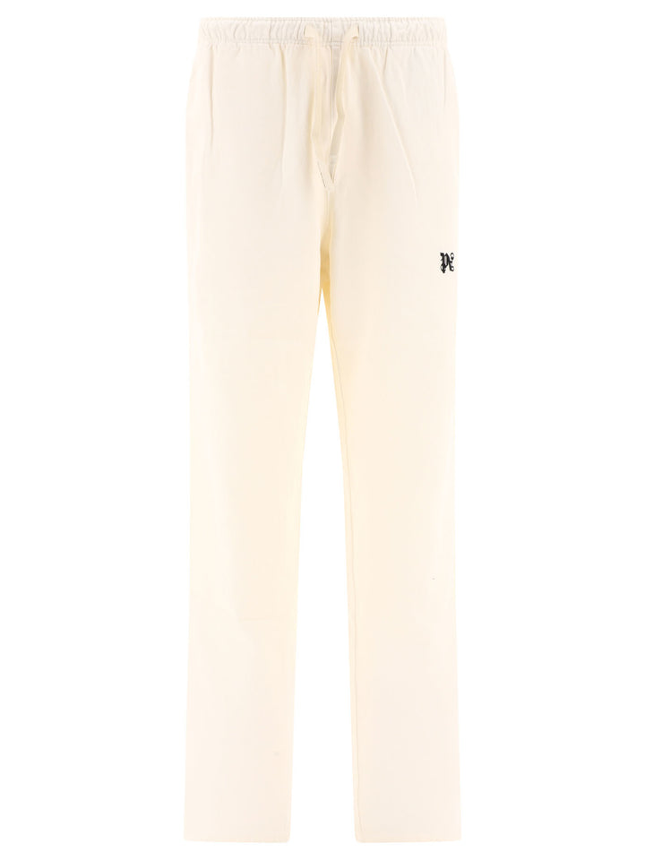 Monogram Travel Trousers Bianco