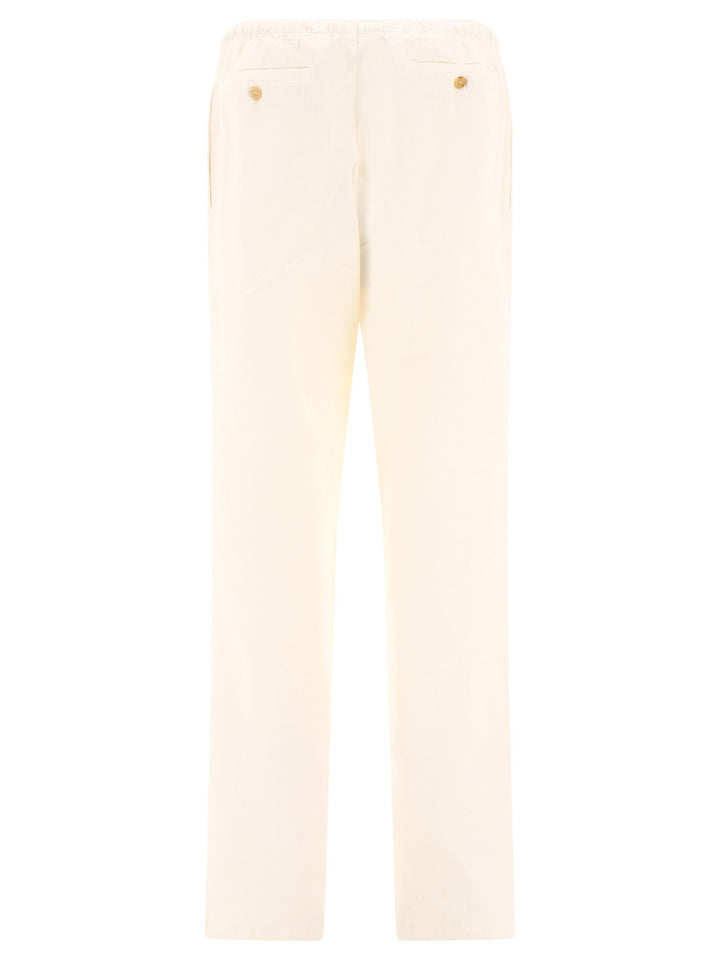 Monogram Travel Trousers Bianco