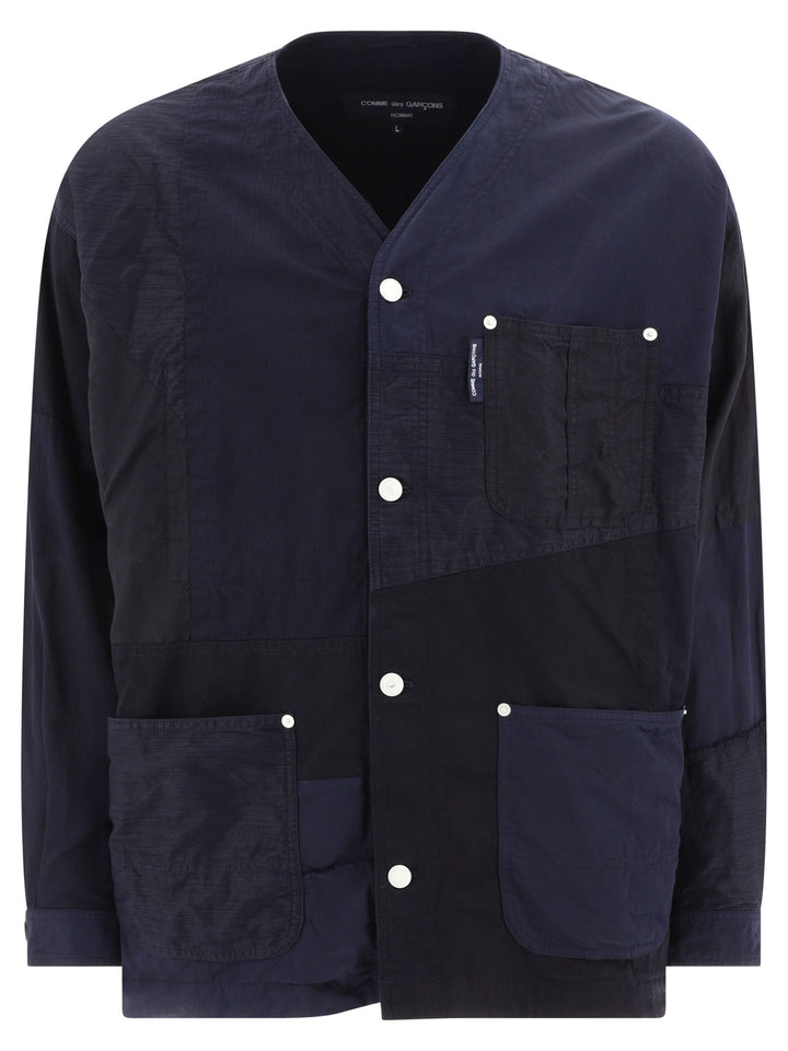 Patchwork Jacket Giacche Blu