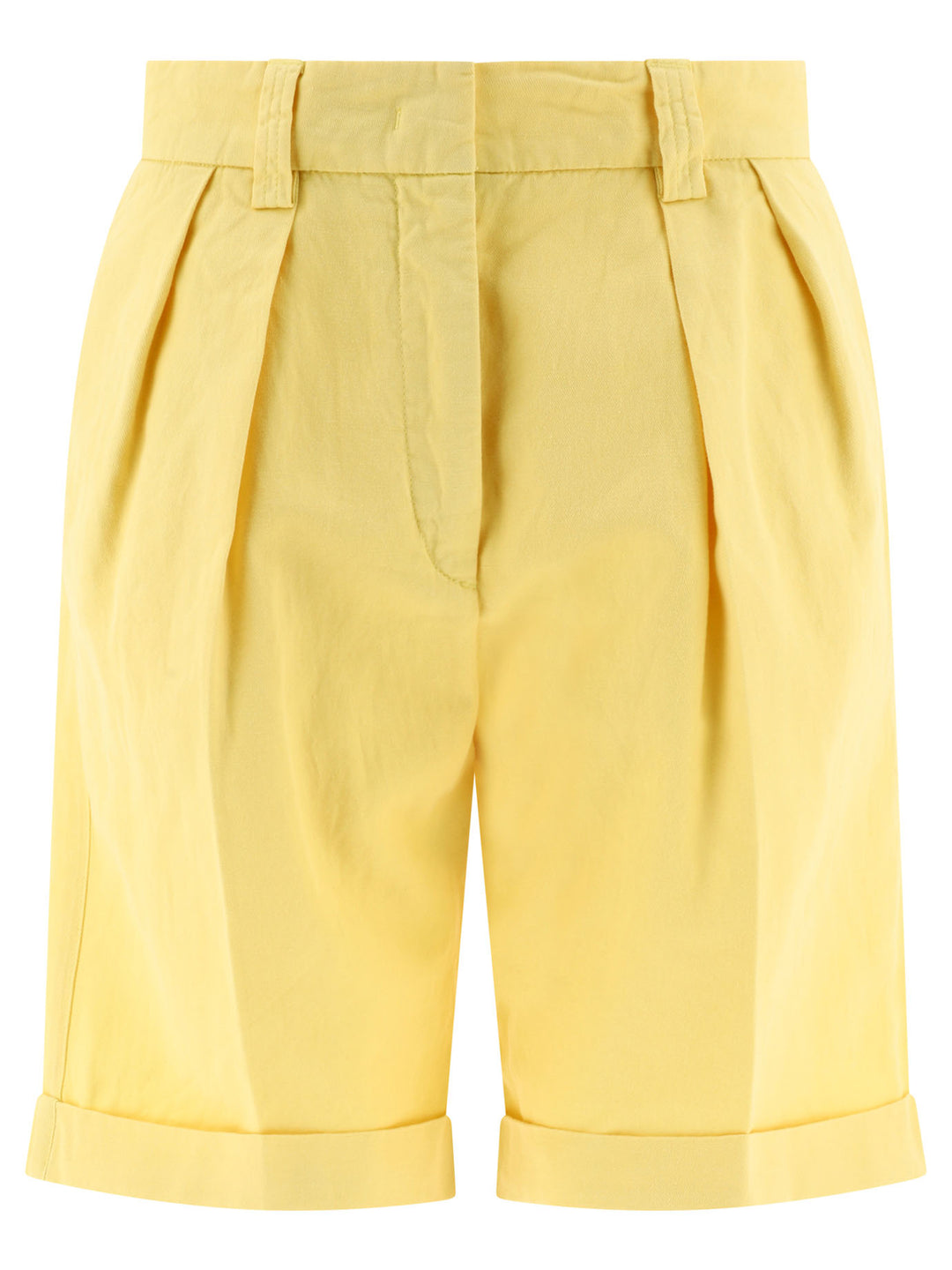 Pleated S Short Giallo