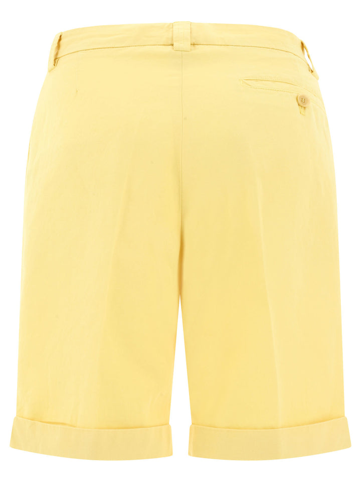 Pleated S Short Giallo