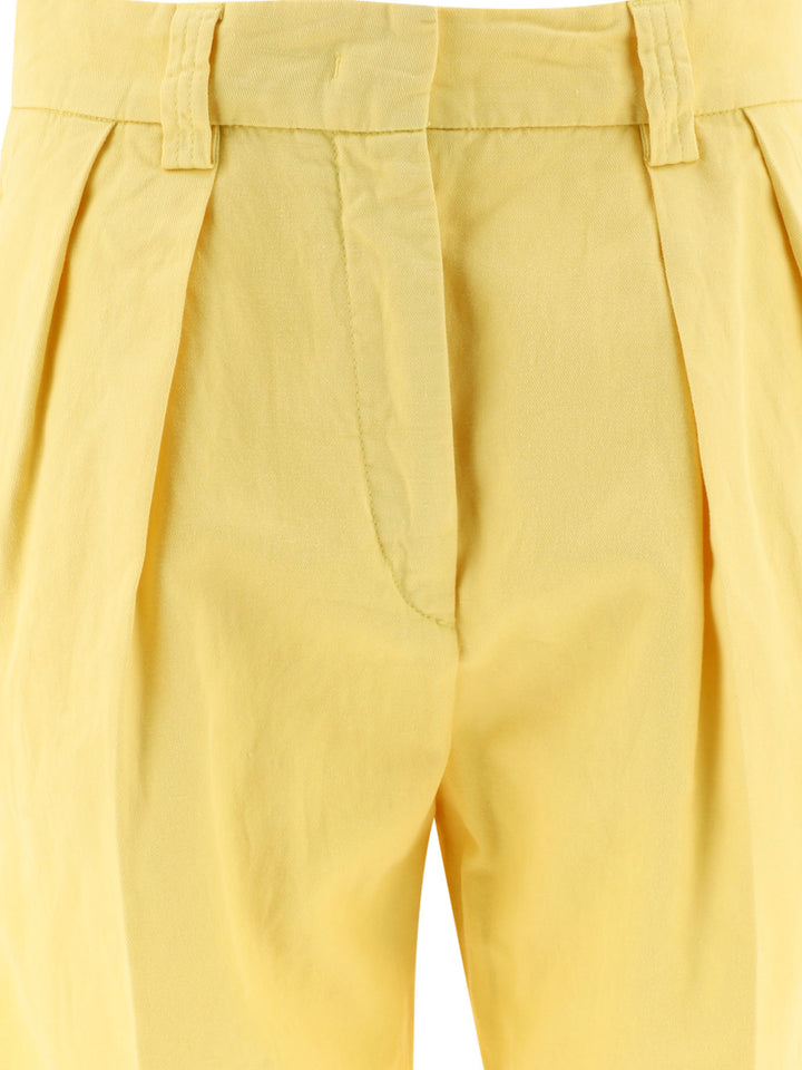 Pleated S Short Giallo