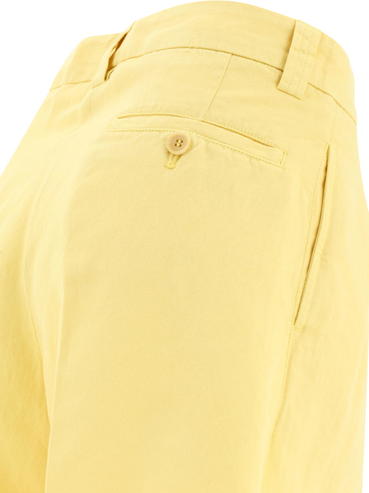 Pleated S Short Giallo