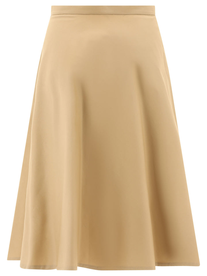 A-Line Skirt Gonne Beige