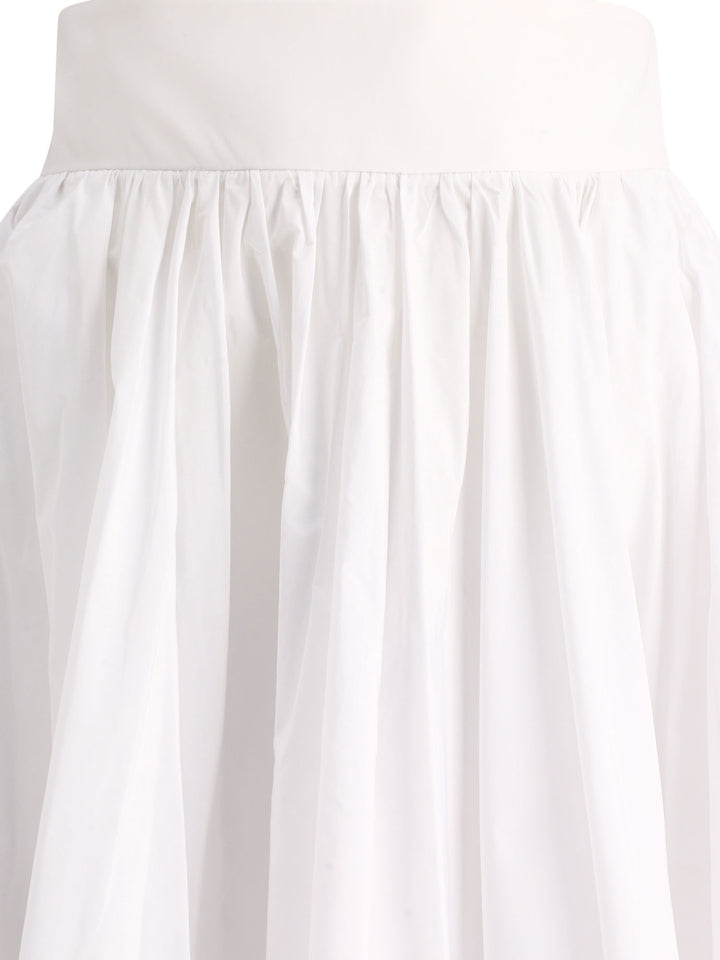 Skirt With Bandeau At The Waist Gonne Bianco