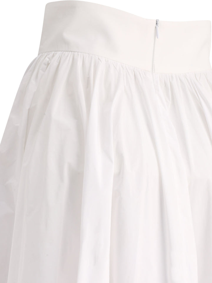 Skirt With Bandeau At The Waist Gonne Bianco