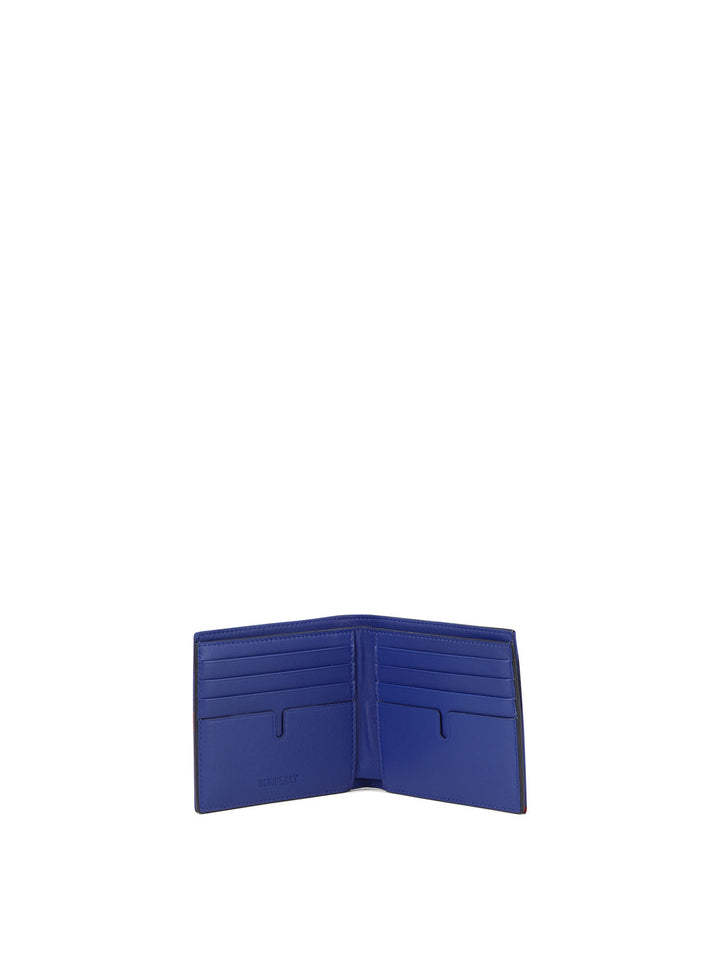 Check Bifold Wallet Wallets & Card Holders Blu