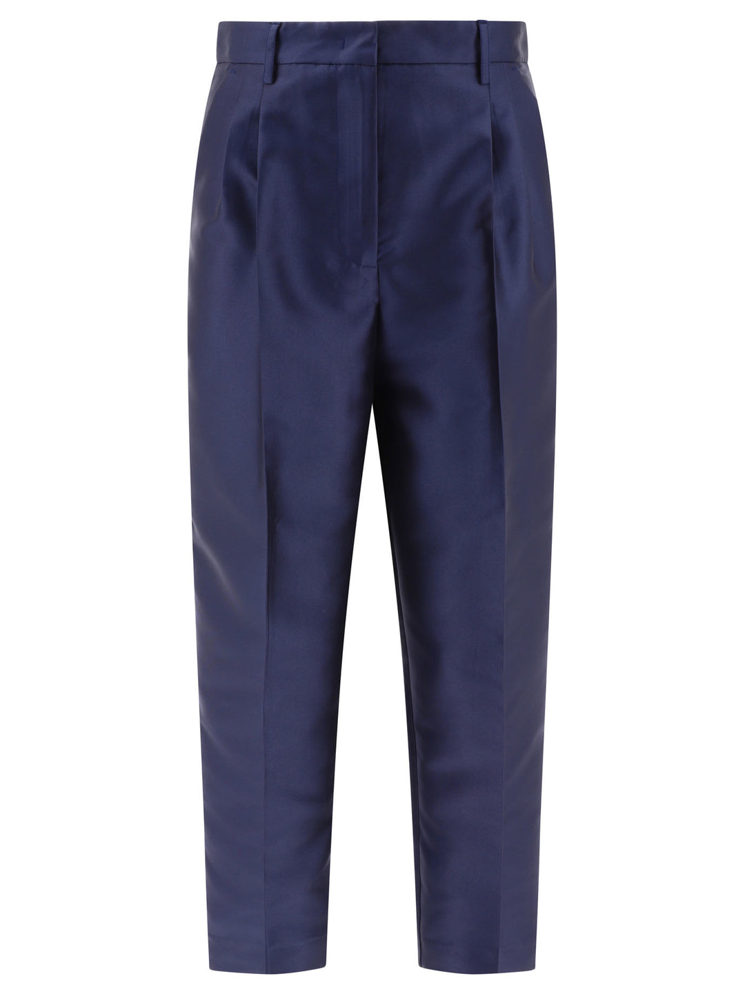 Pleated Trousers Blu