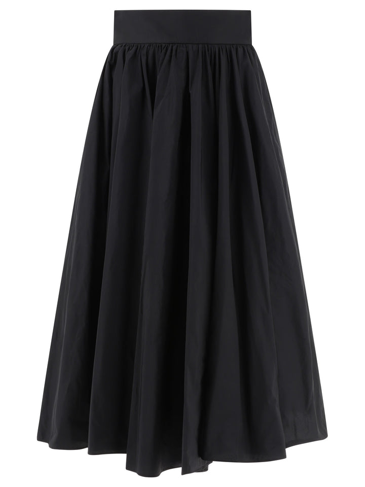 Skirt With Waistband Gonne Nero