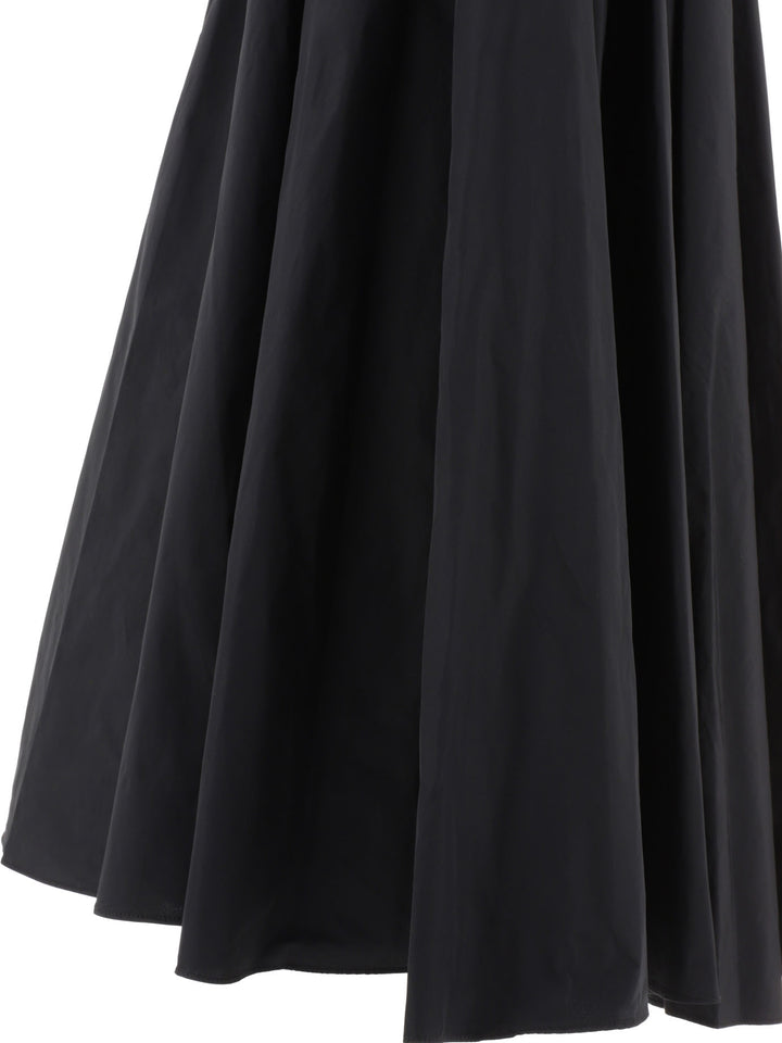 Skirt With Waistband Gonne Nero