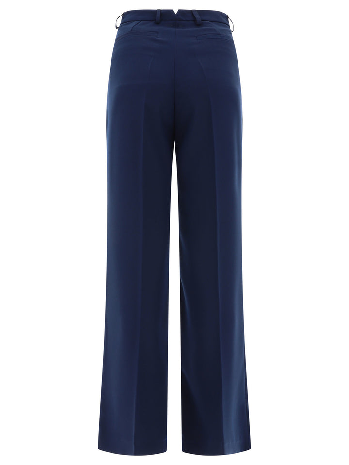 Tailored  With Pressed Crease Trousers Blu