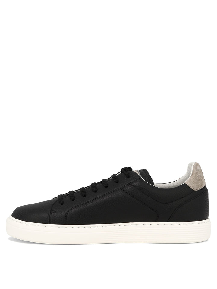 Grained Calfskin Sneakers Sneakers & Slip-On Nero