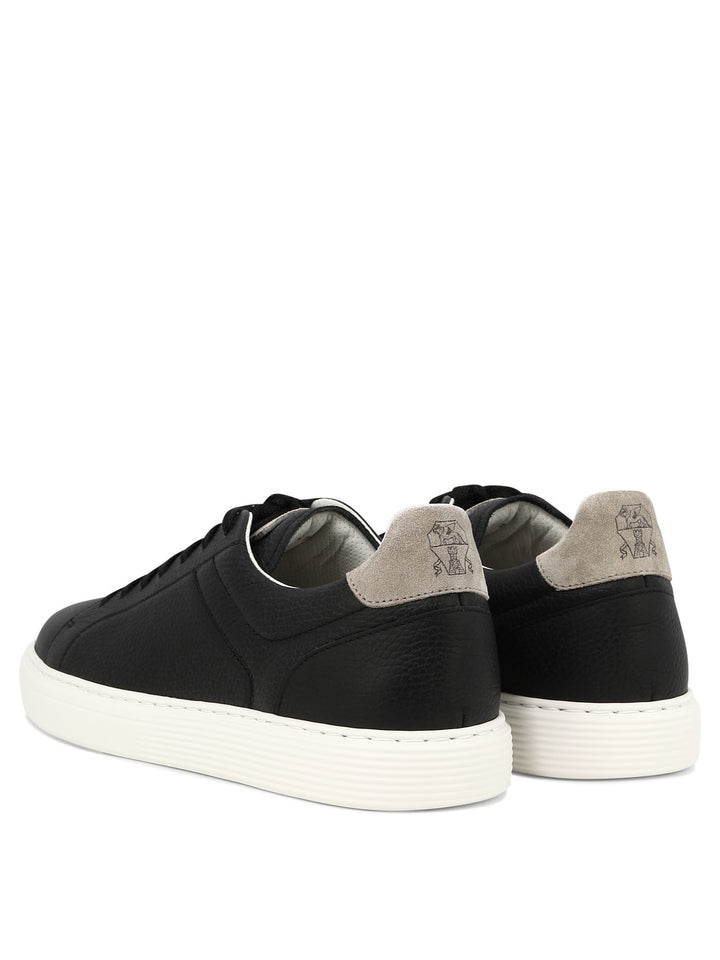 Grained Calfskin Sneakers Sneakers & Slip-On Nero