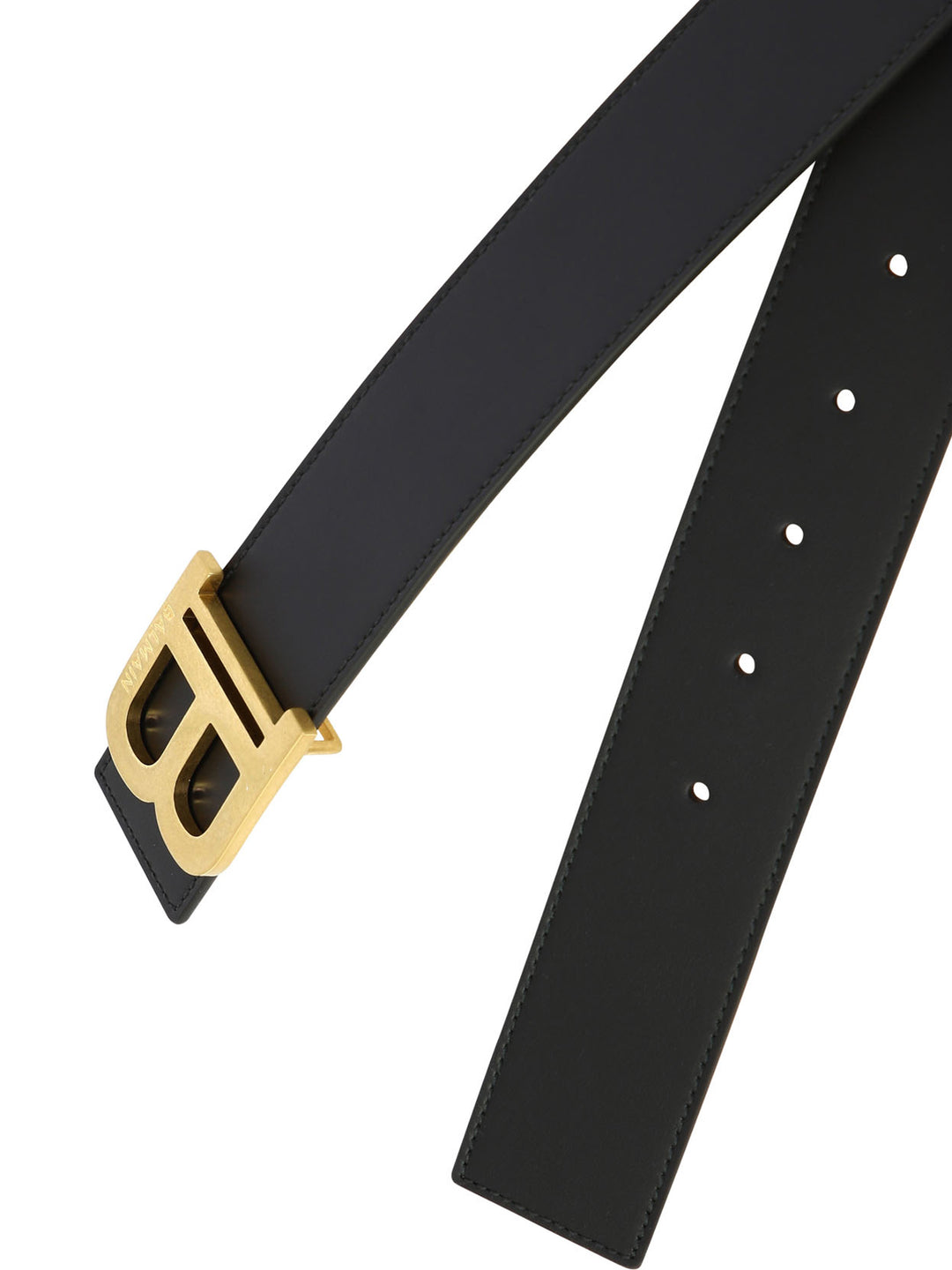 Leather Belt Cinture Nero