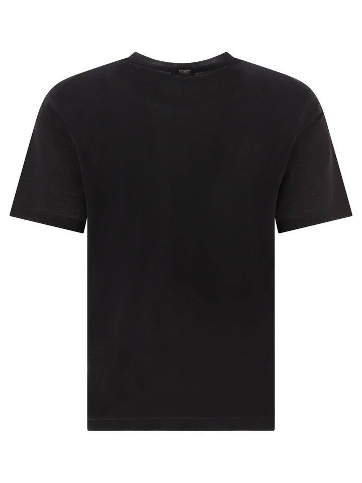 CrêPe Jersey T-Shirt T-Shirts Nero