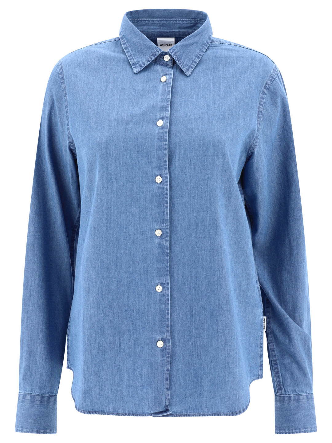 Shirt In Lightweight Denim Shirts Celeste