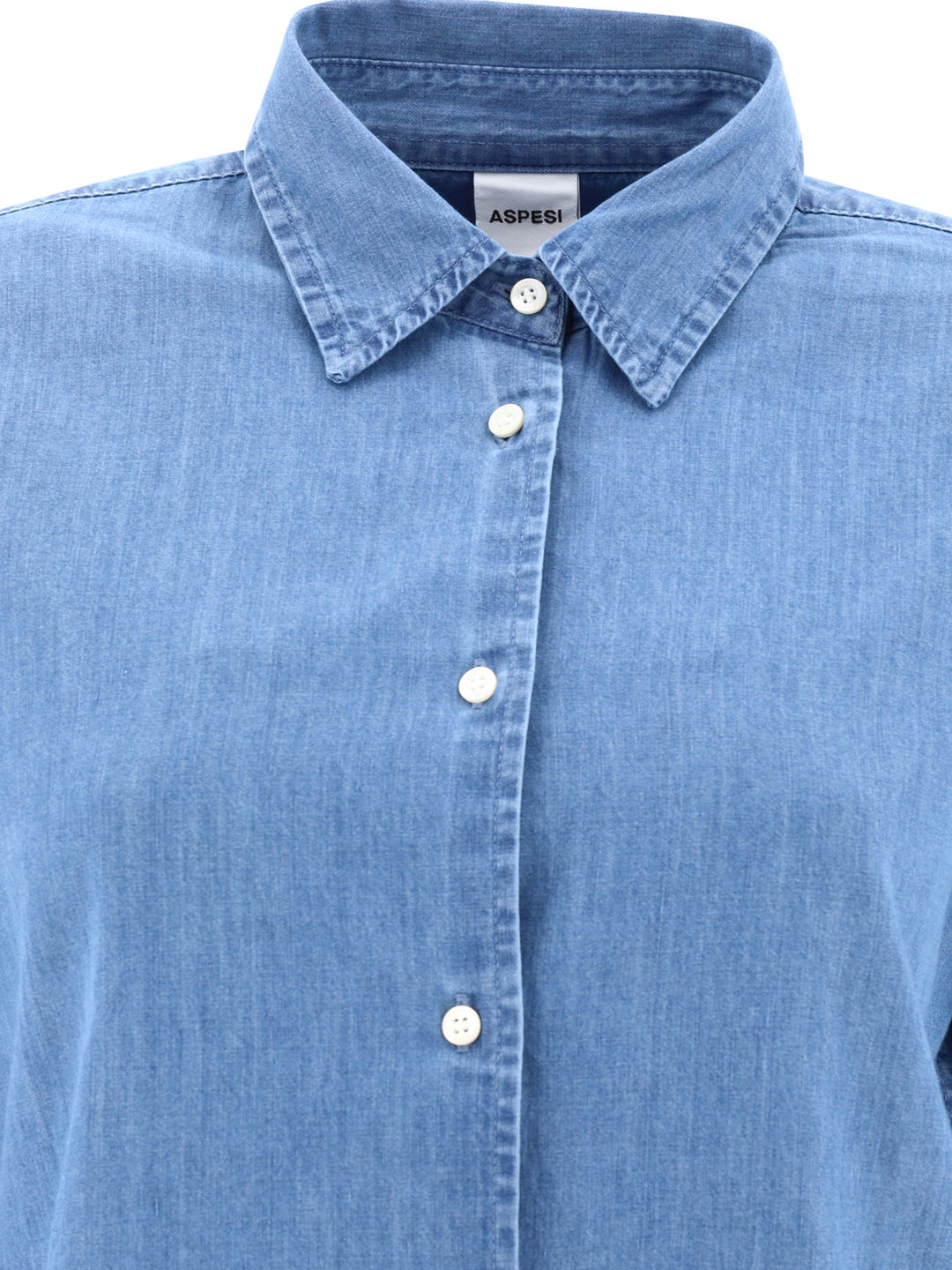 Shirt In Lightweight Denim Shirts Celeste