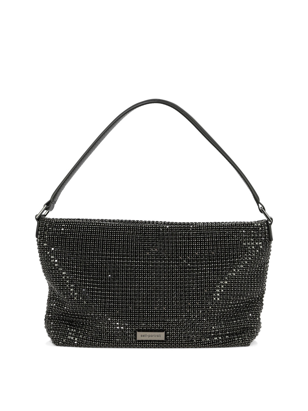 Diamantè Medium Hobo Borse A Spalla Nero