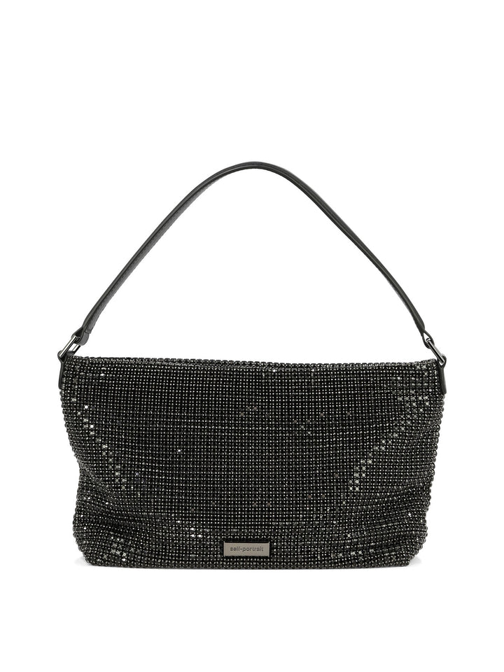 Diamantè Medium Hobo Borse A Spalla Nero