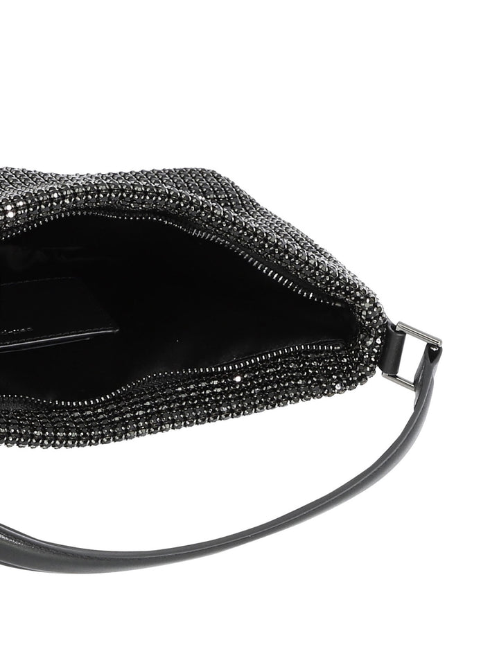 Diamantè Medium Hobo Borse A Spalla Nero