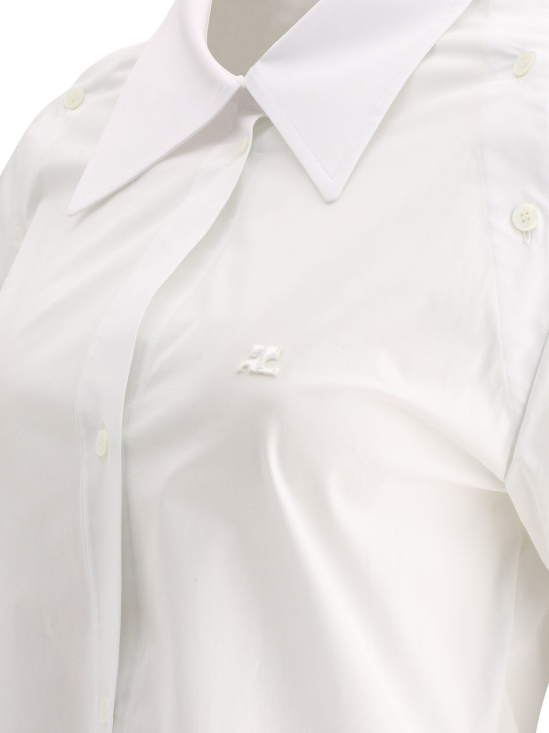 Modular Poplin Shirts Bianco