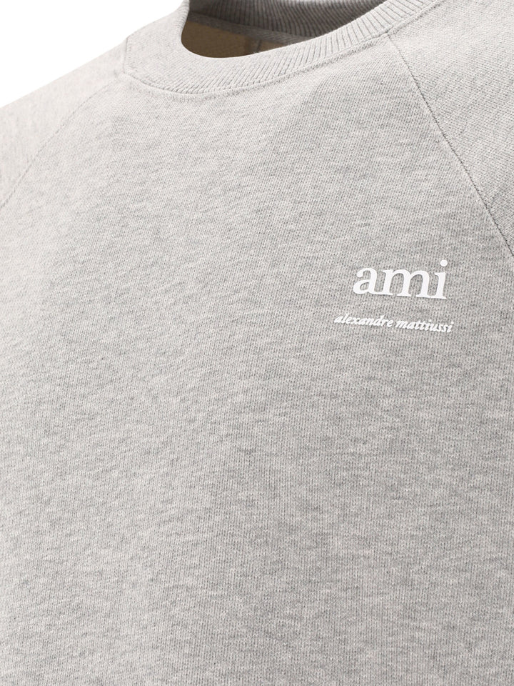 Ami Paris Sweatshirts Grey