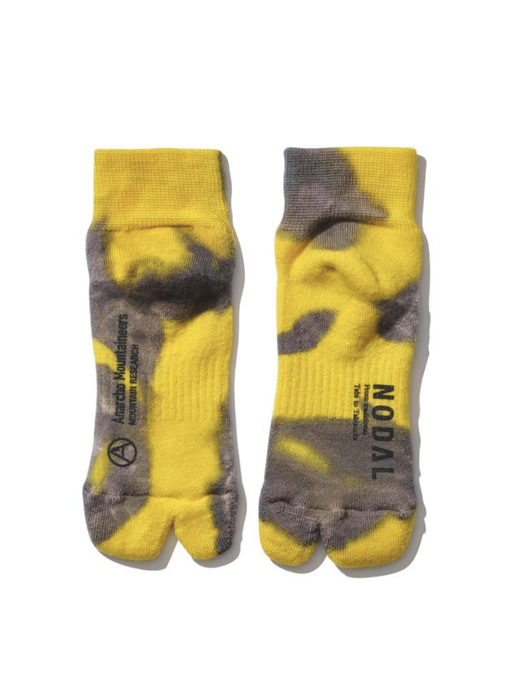 Tie Dye Tabi Calzini Giallo