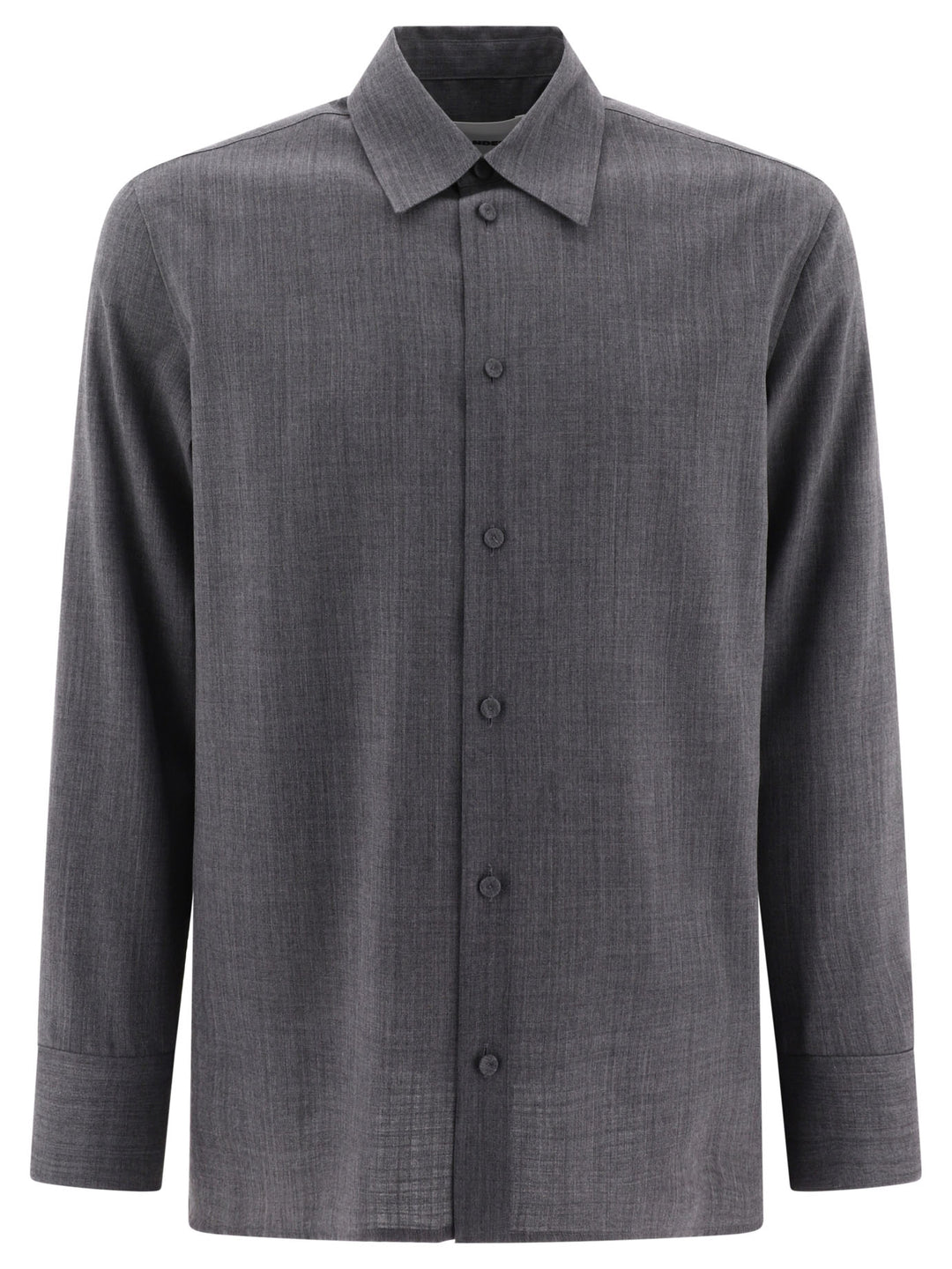 Wool Shirt Shirts Grey