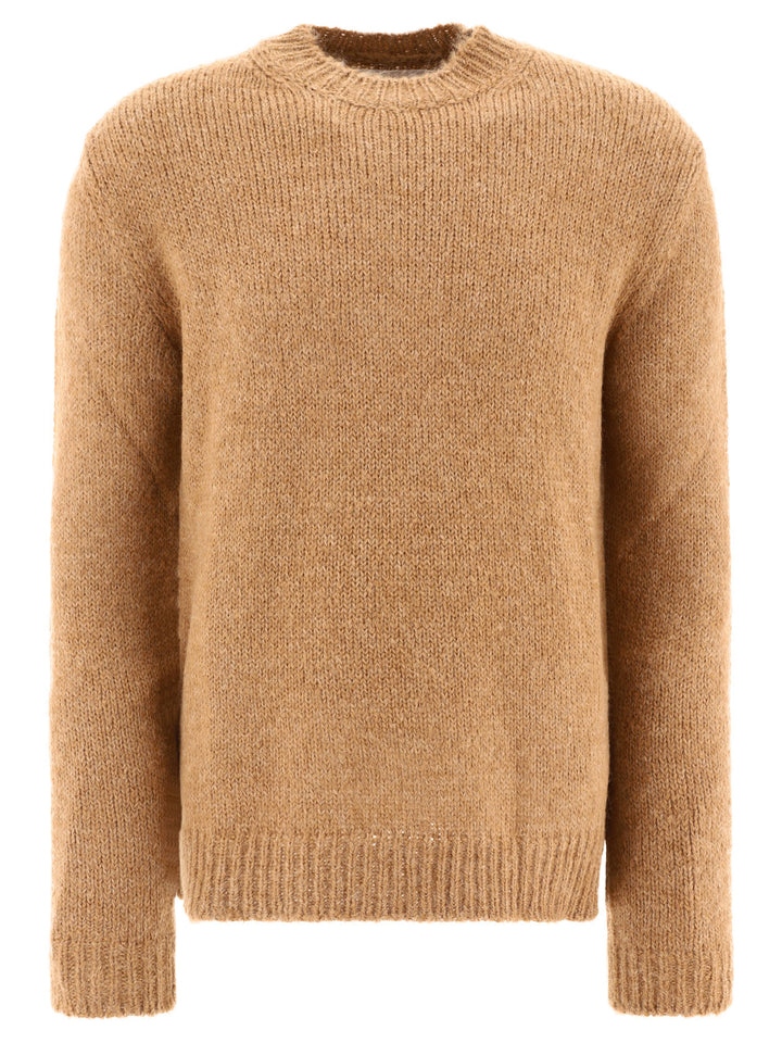 MéLange-Effect Sweater Knitwear Beige