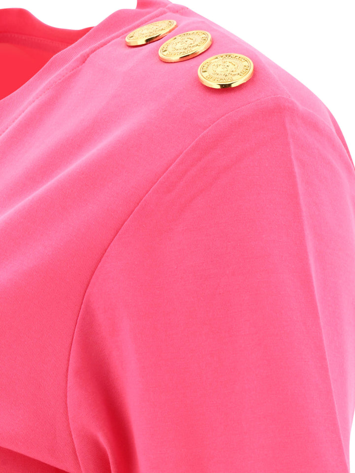 3 Buttons T-Shirts Fucsia