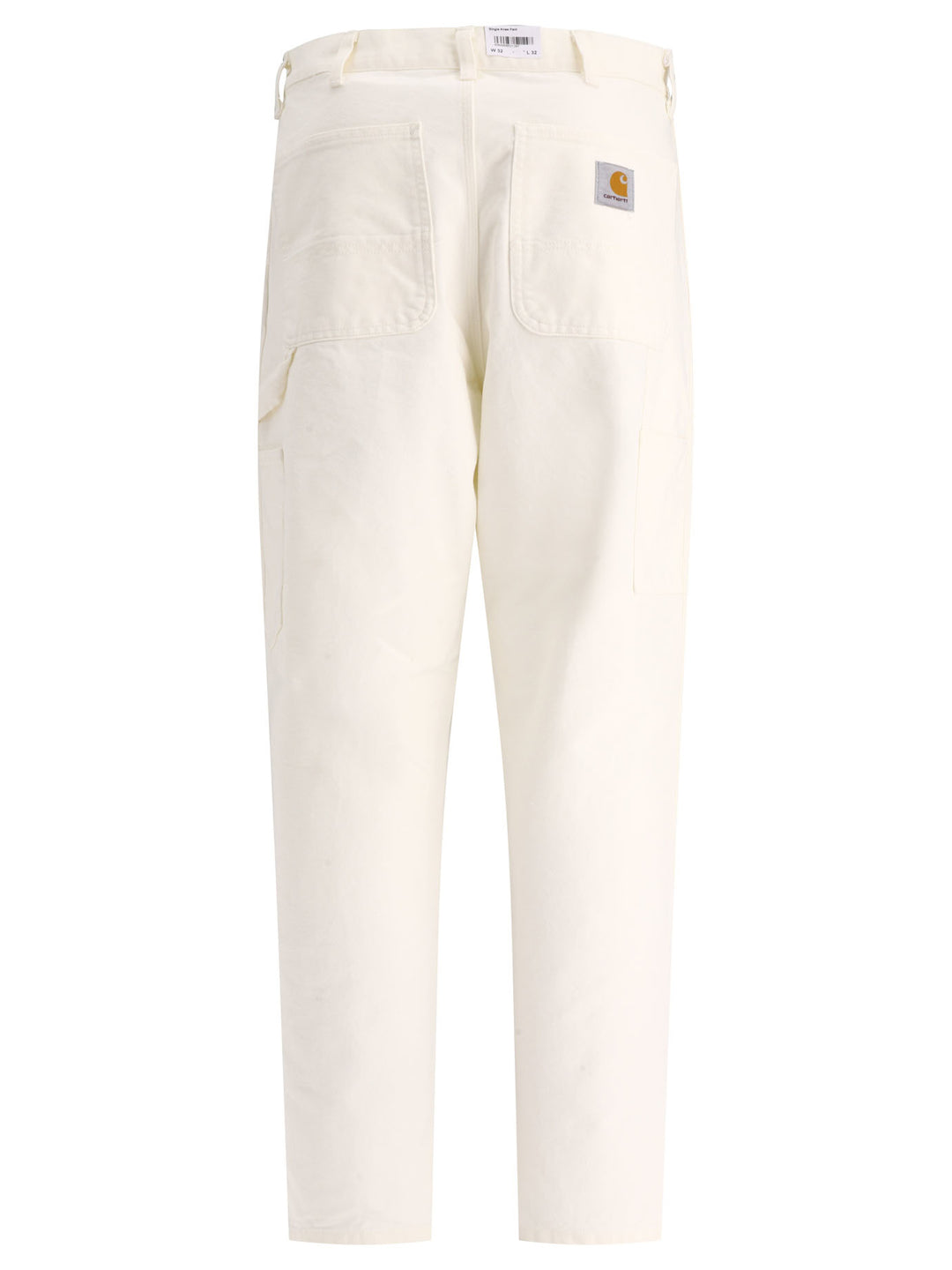 Single Knee Trousers Bianco