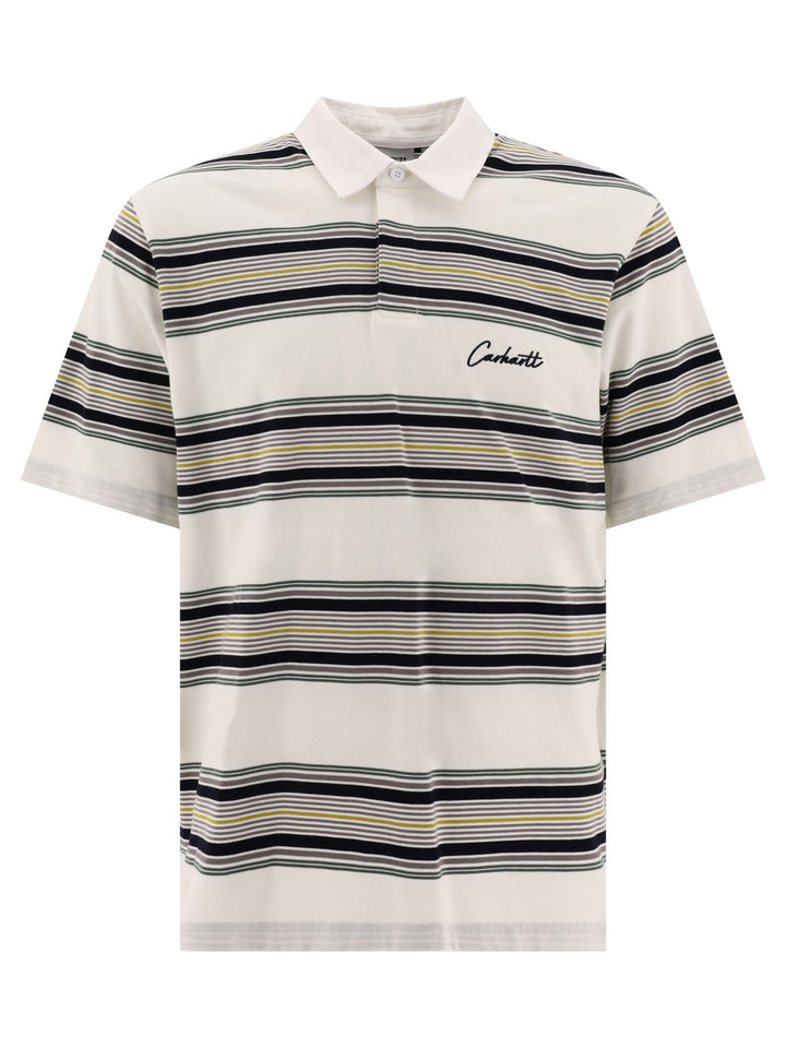 Gaines Rugby Polo Shirts Bianco