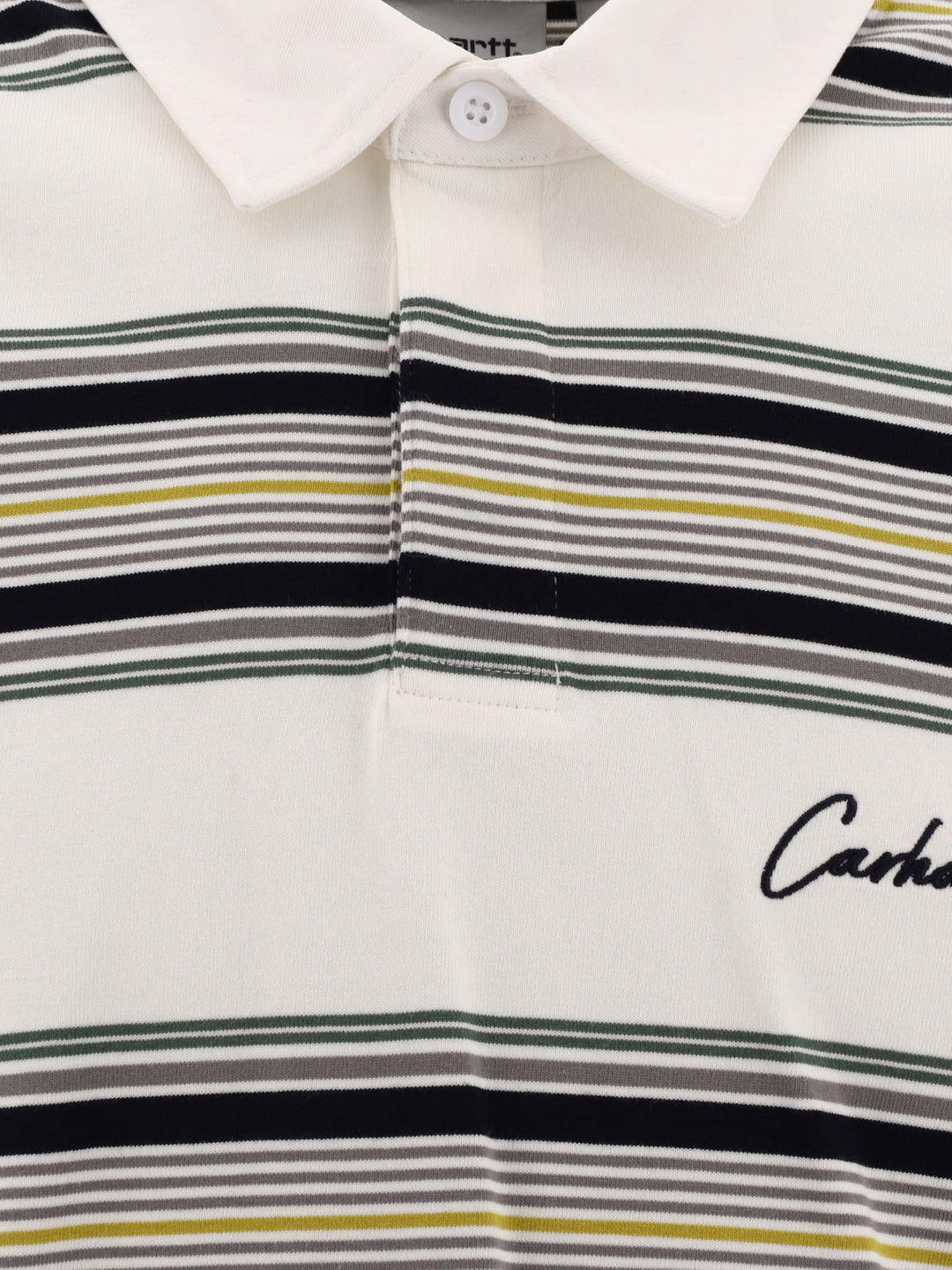 Gaines Rugby Polo Shirts Bianco