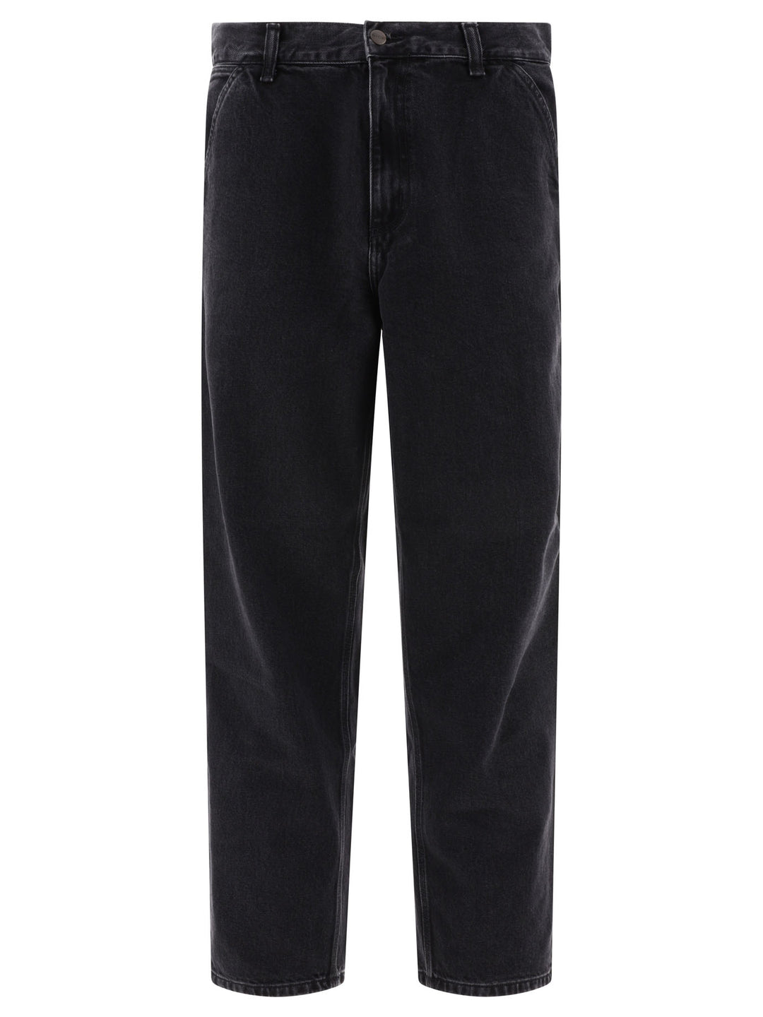 Single Knee Trousers Nero